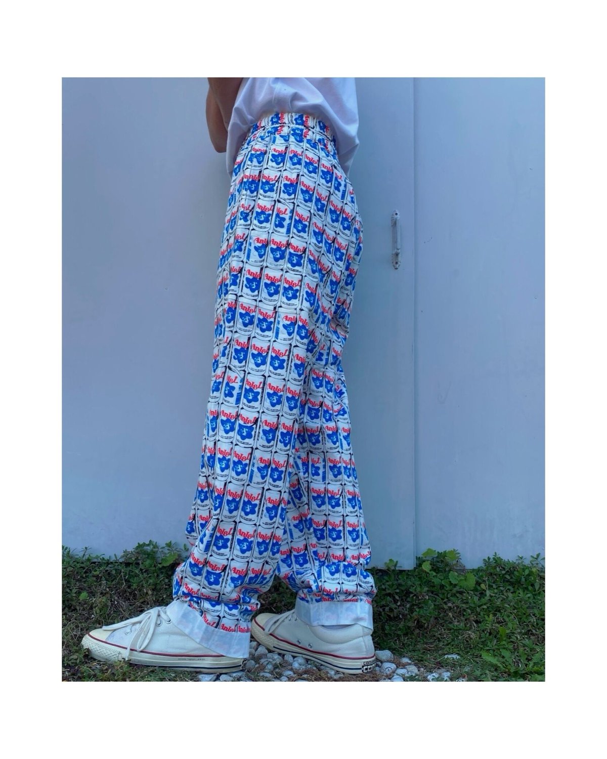 PHINGERIN pajama pants フィンガリン パジャマパンツ M PHINGERIN（フィンガリン）の「PHINGERIN NIGHT PANTS GAUZE C.MUMMY