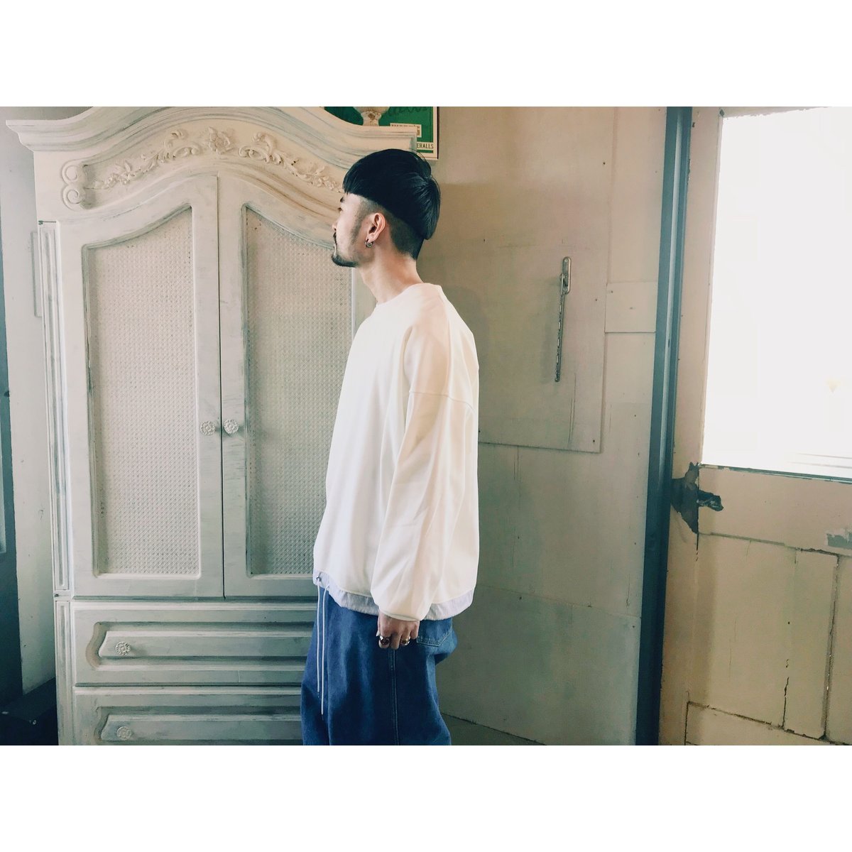 【値下不可】 Choco L/S Tee / NAVY 値下不可】 Choco L/S Tee / NAVY ES.1】Border LS T-Shirts 30/2