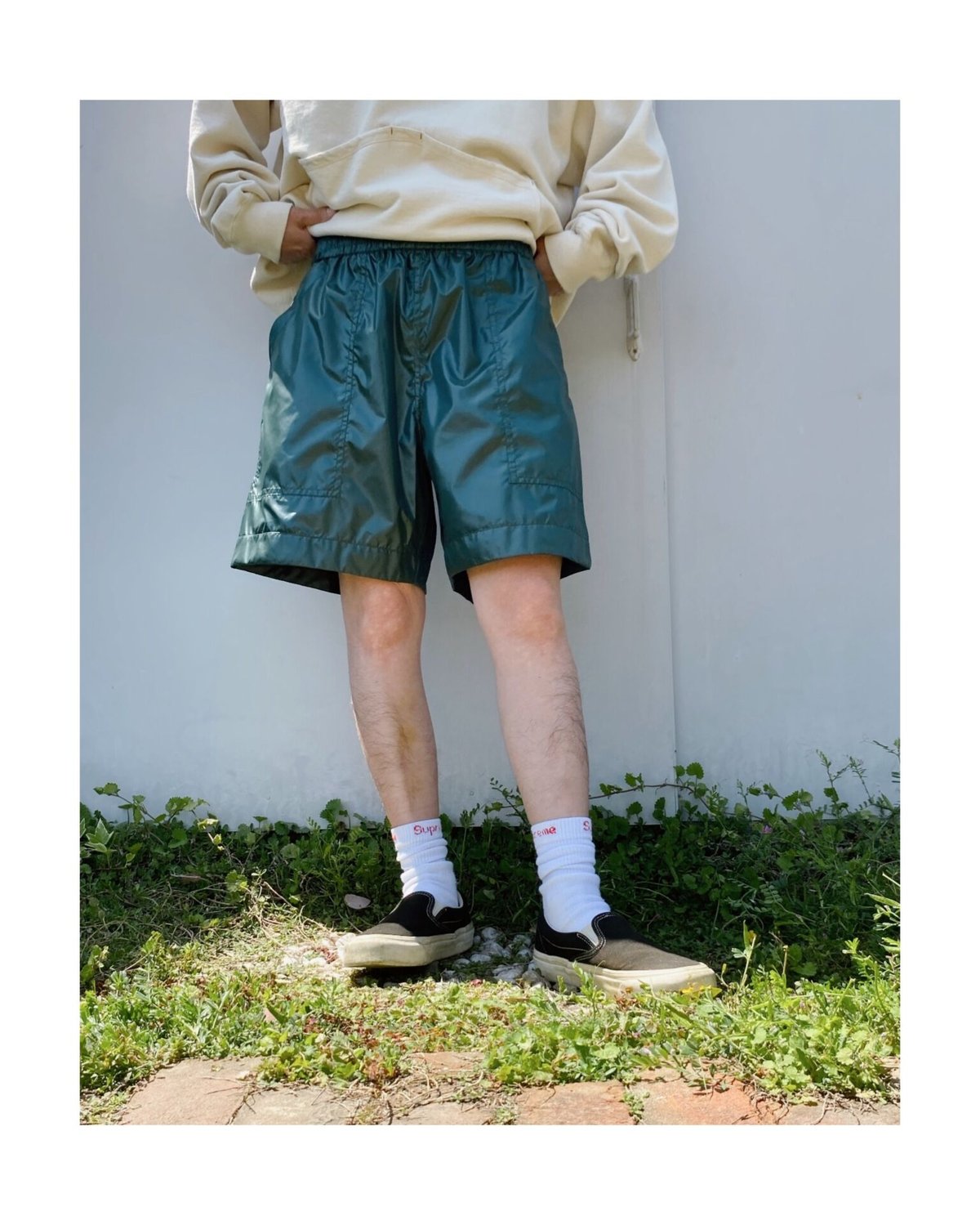PHINGERIN「BEACH SIDE SHORTS」green. | gouter le