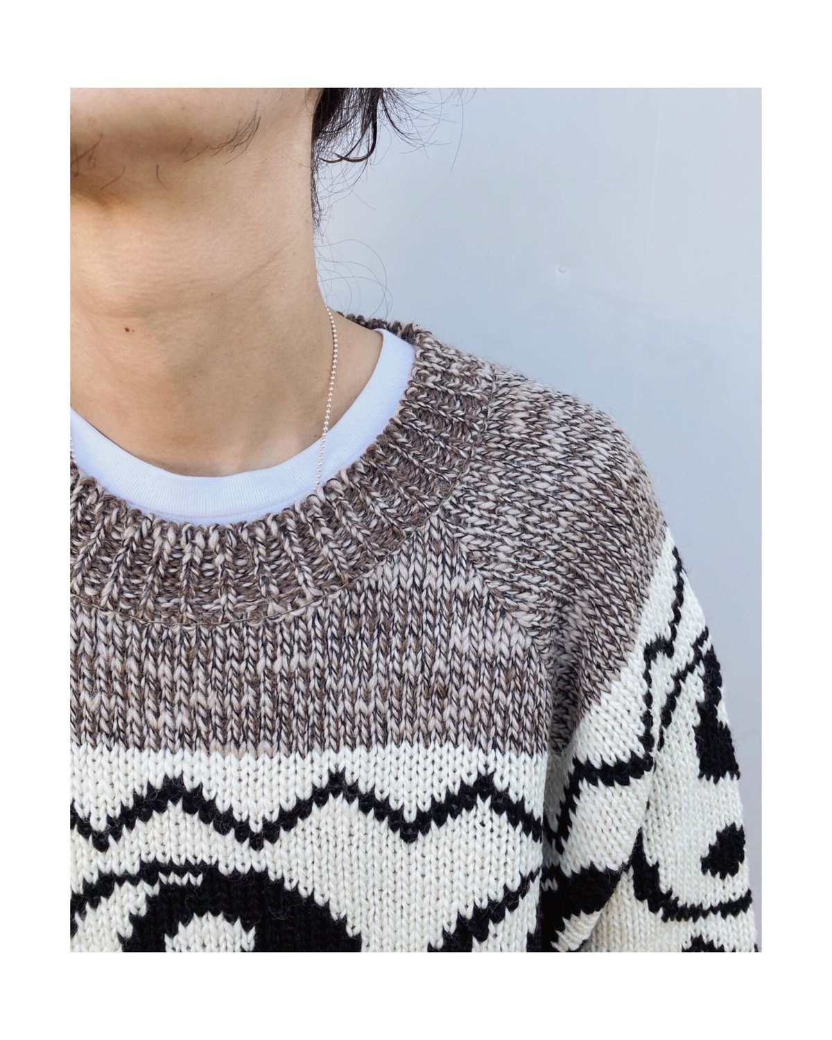 BLACK WEIRDOS「Yin-Yang Sweater 」 | gouter le ca BLACK WEIRDOS「Yin-Yang Sweater 」 | gouter le ca