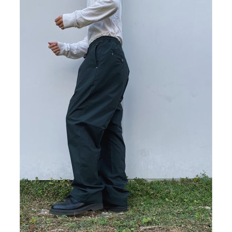 ETHOS / ボトム/--/コットン/GRN/無地/THICKER TROUSERS ETHOS「THICKER TROUSERS」 | gouter le cabinet