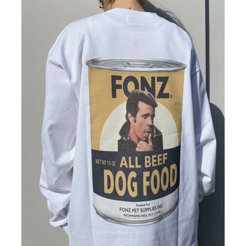 BLACK WEIRDOS「DOG FOOD L/S Tee」white. | gouter 