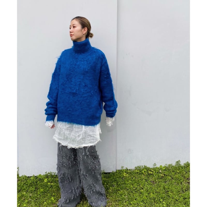 ERiKOKATORi「kid mohair turtle neck knit」 | gout
