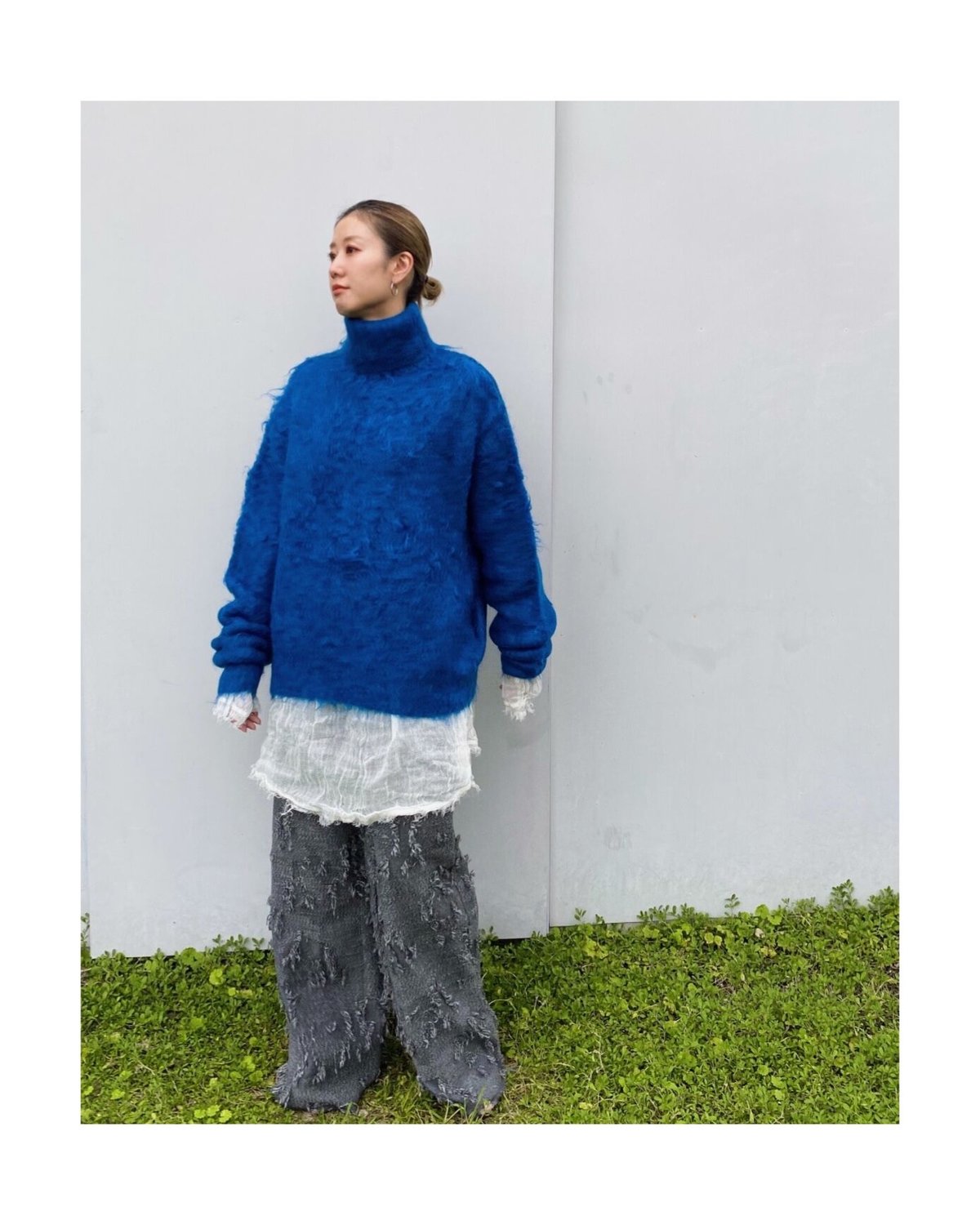 ERiKOKATORi「kid mohair turtle neck knit」 | gout