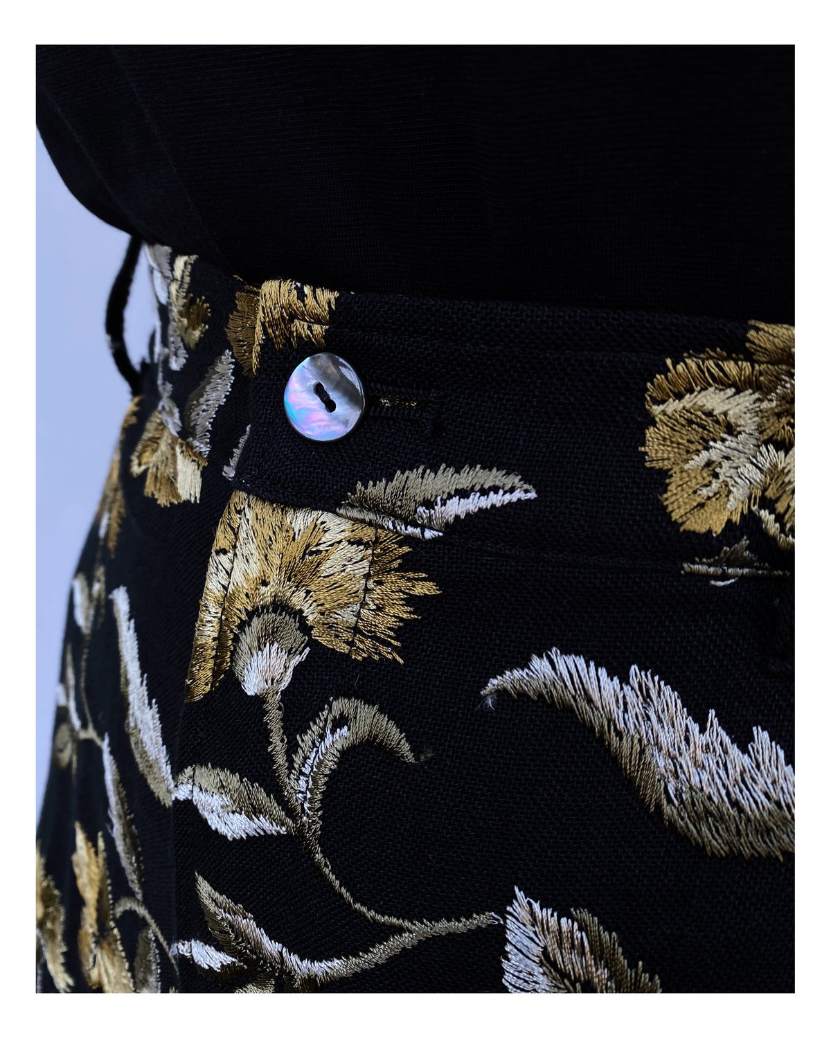 ERiKO KATORiエリコカトリ /Flower Chiffon Pants ERiKOKATORi「flower embroidery pants」 | gouter l