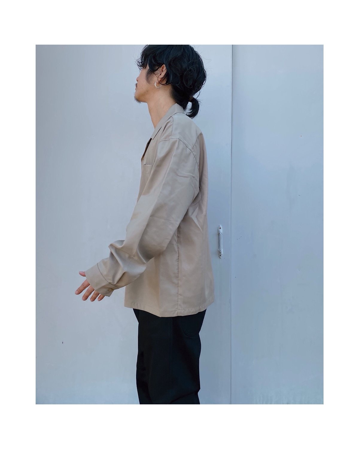 SON OF THE CHEESE 「BOX POCKET L/S」beige. | gout