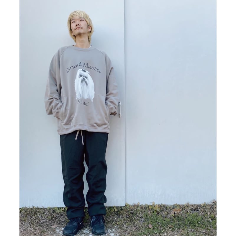 BLACK WEIRDOS「Crewneck Sweatshirt」charcoal. | g BLACK WEIRDOS「Crewneck Sweatshirt」charcoal. | g