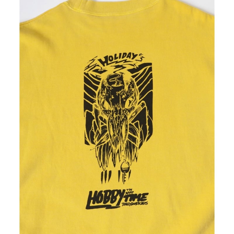 HOLIDAY「MINI SWEAT CREW-NECK(HOBBY)」yellow. | g HOLIDAY「MINI SWEAT CREW-NECK(HOBBY)」yellow. | g