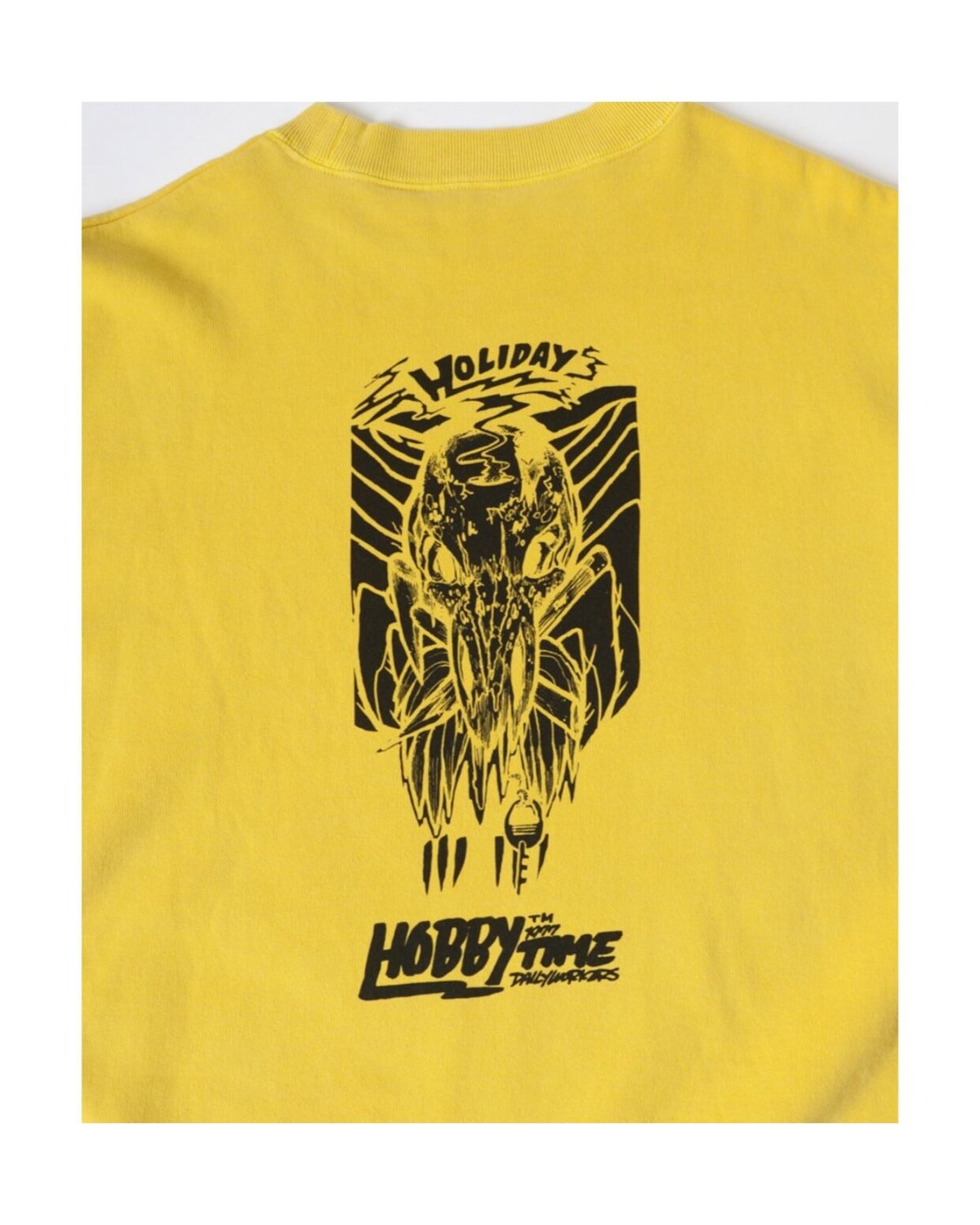 HOLIDAY「MINI SWEAT CREW-NECK（HOBBY）」yellow. | g