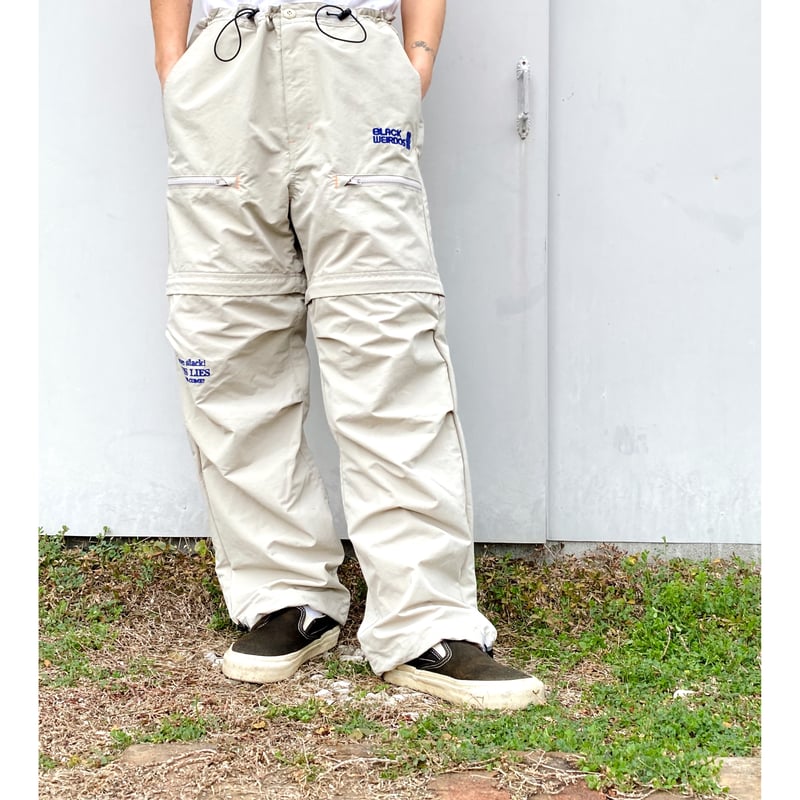 24ss Black Weirdos 2way Nylon Pants tech