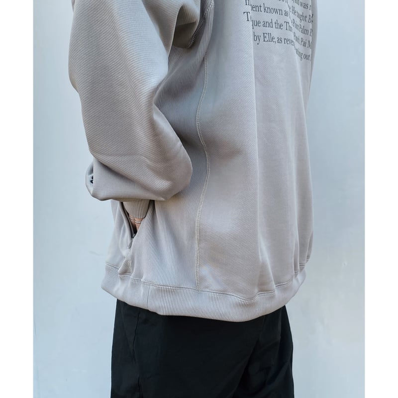 BLACK WEIRDOS「Crewneck Sweatshirt」charcoal. | g BLACK WEIRDOS「Crewneck Sweatshirt」charcoal. | g