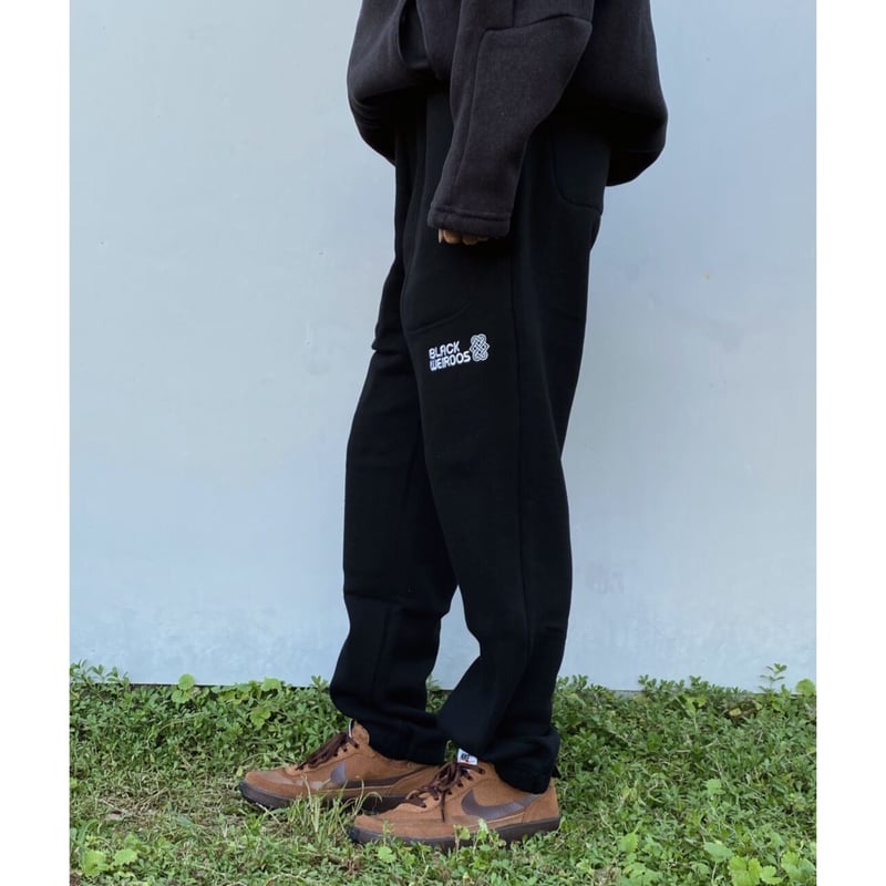 BLACK WEIRDOS「Reversible Sweat pants」black. | g