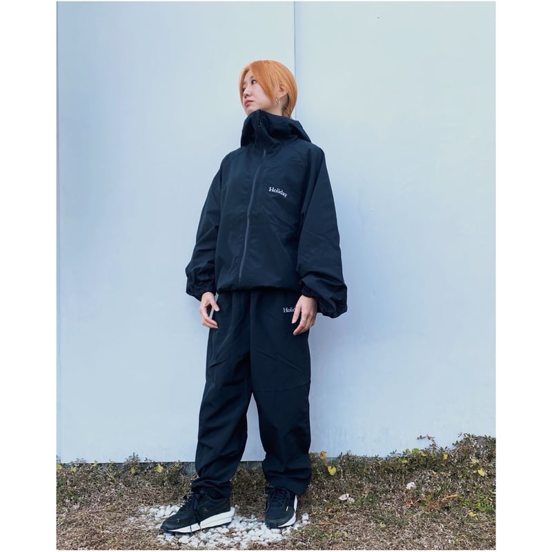 Holiday WIND JACKETウィンドジャケット　ブラック HOLIDAY「WIND JACKET（Holiday）」black. | gouter le