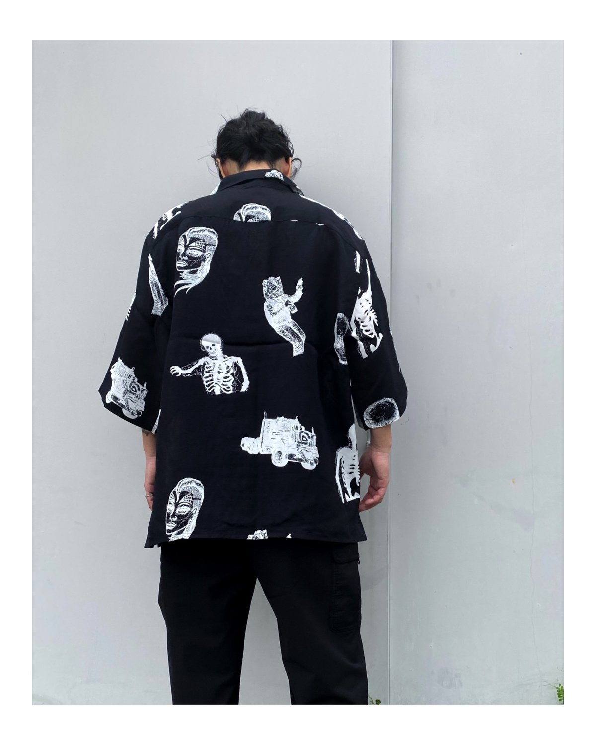 BLACK WEIRDOS「REPO Aloha Shirt」black. | gouter