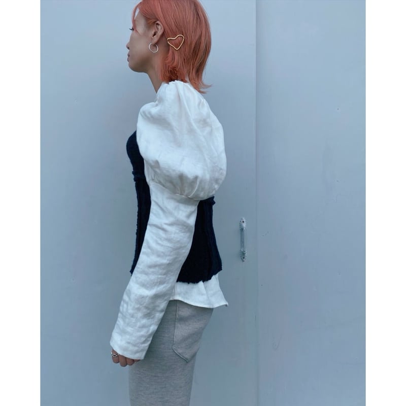 malion vintage マリオンヴィンテージ　ニット MALION vintage「fisherman knit cami」black. | gou