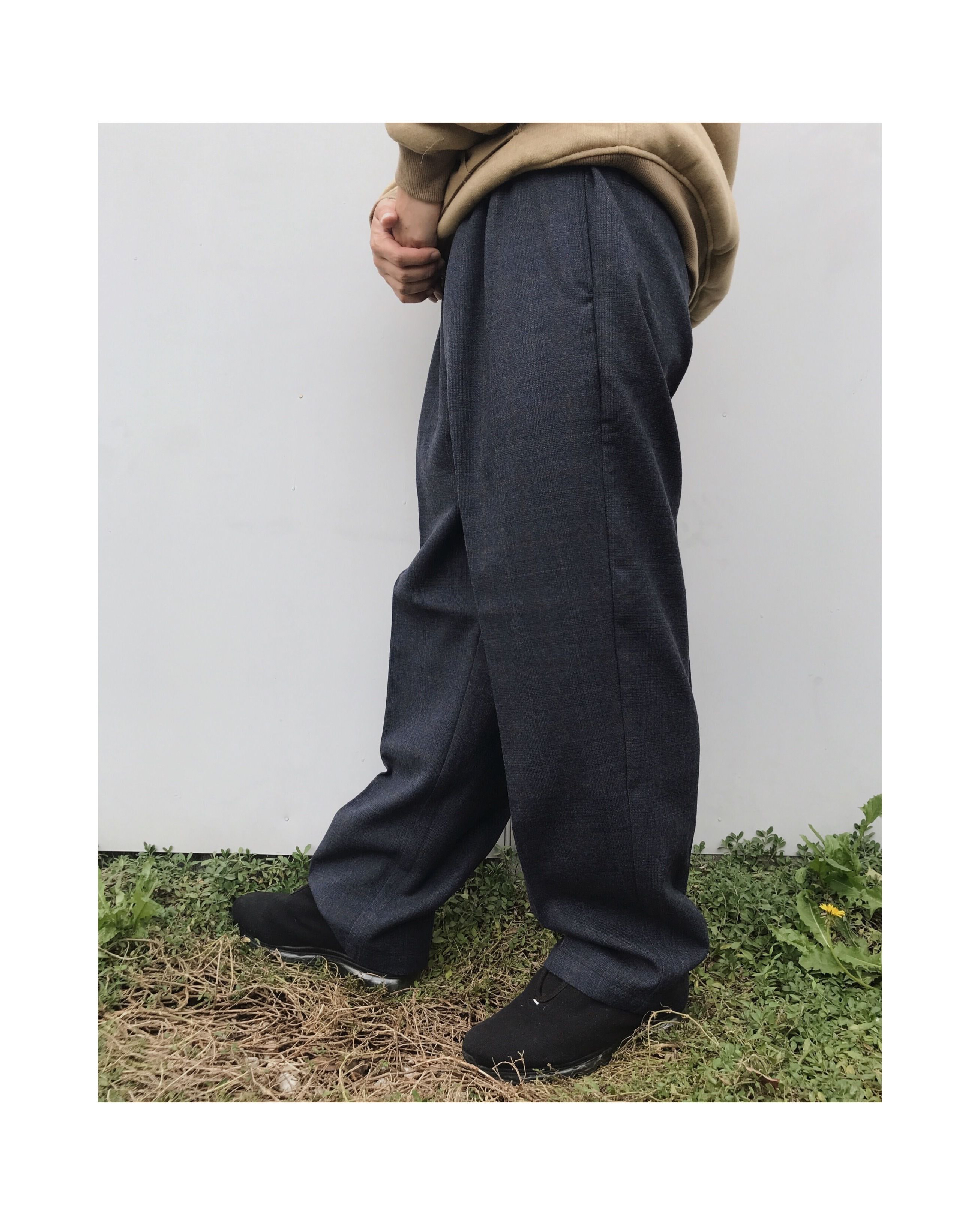 COMFORTABLE REASON ウール スラックス COMFORTABLE REASON「Wool Glencheck slacks」 | gou