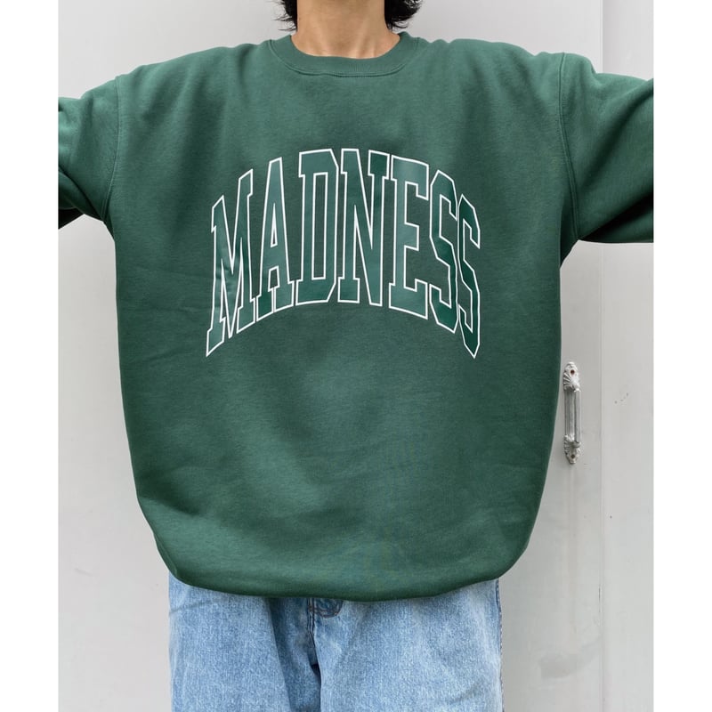 BLACK WEIRDOS「Crewneck Sweatshirt（MADNESS）」gree