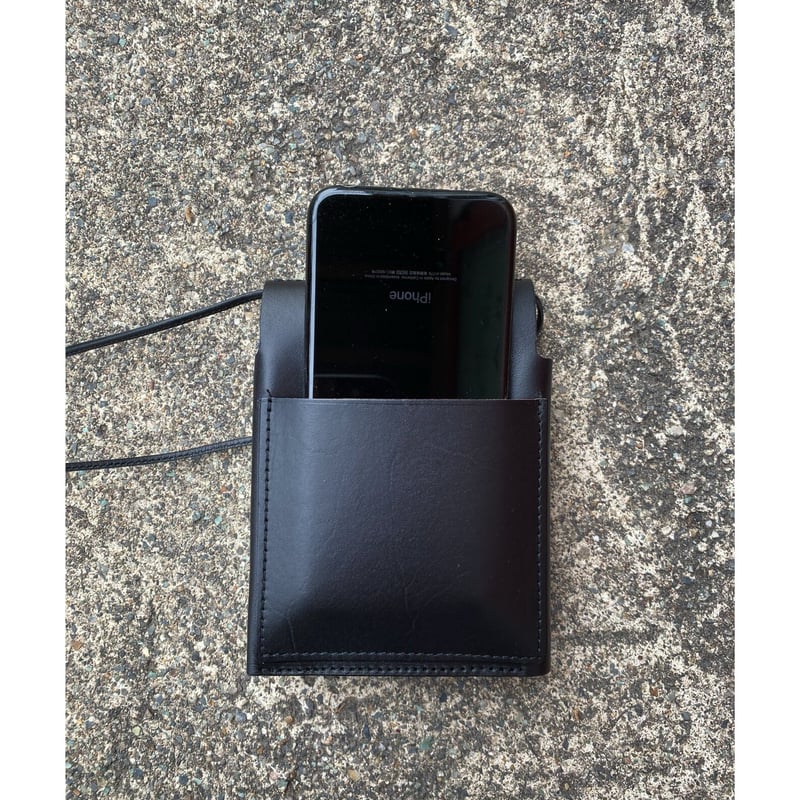 MARROW「STRING WALLET」black. | gouter le cabinet