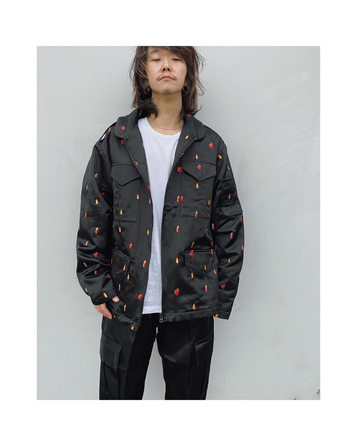 SON OF THE CHEESE「FIRE SATIN JACKET」 | gouter l