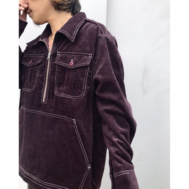 comfortablereason プルオーバーコーデュロイジャケットL COMFORTABLE REASON「Corduroy P.O. Shirts Jacket」