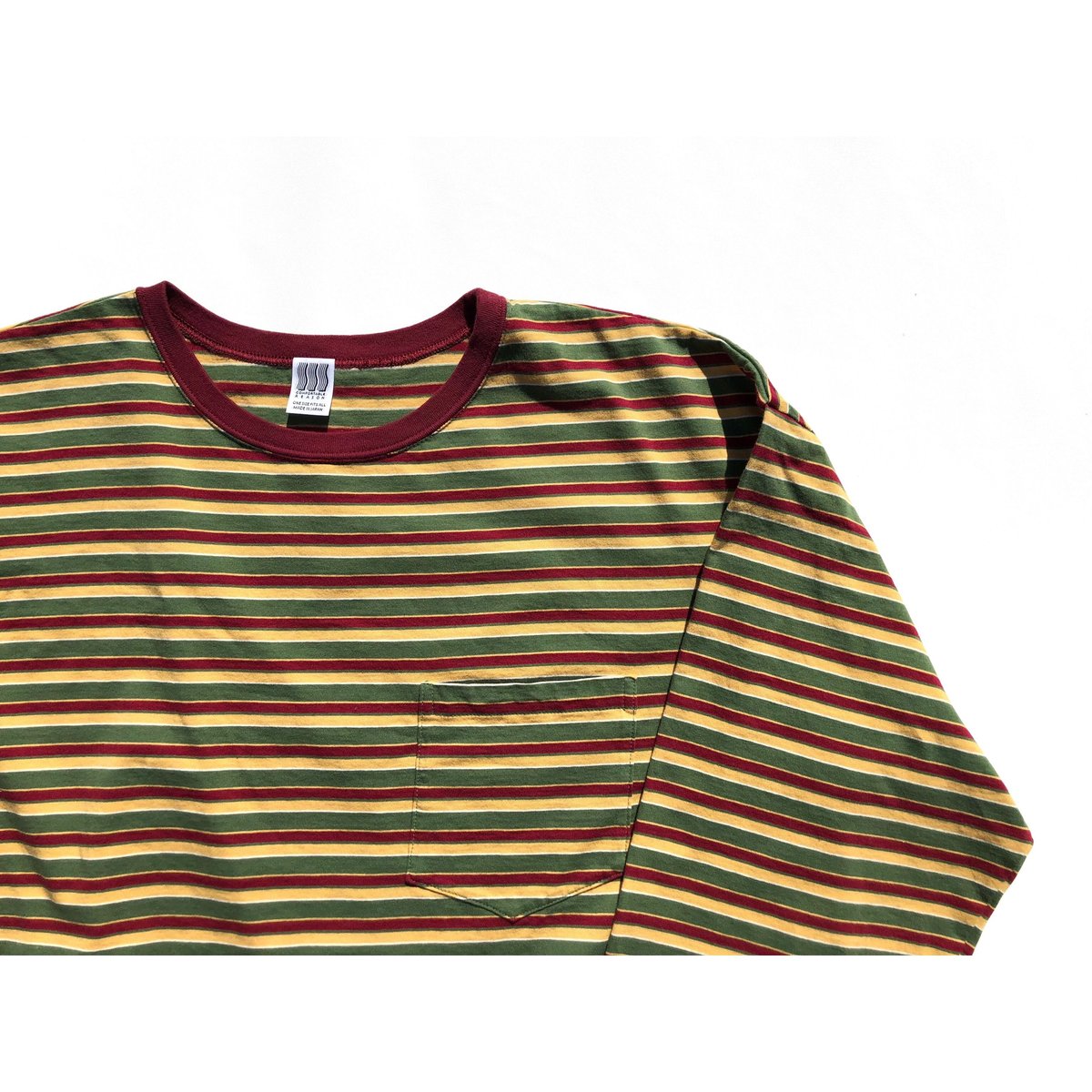 COMFORTABLE REASON 「Multi border L/S tee」