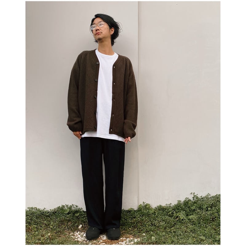 ETHOS「LANDING NET CARDIGAN」brown. | gouter le c