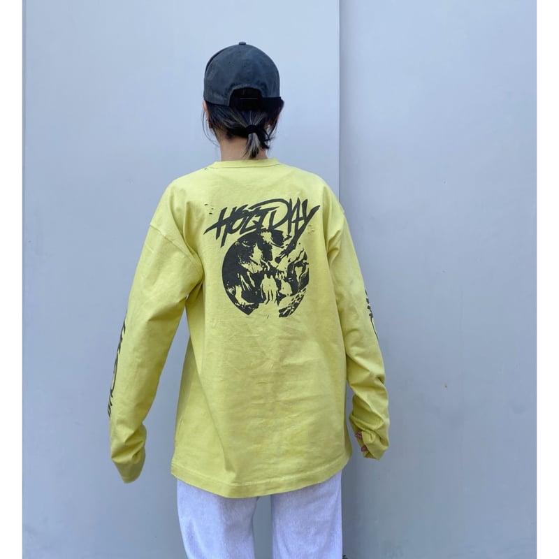 トップス HOLIDAY SUPER FINEDRY DAMAGE L/S T-SHIRT HOLIDAY「SUPER FINE DAMAGE L/S T-SHIRT(FRENDRY H