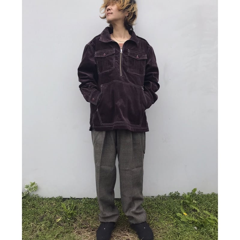 comfortablereason プルオーバーコーデュロイジャケットL COMFORTABLE REASON「Corduroy P.O. Shirts Jacket」