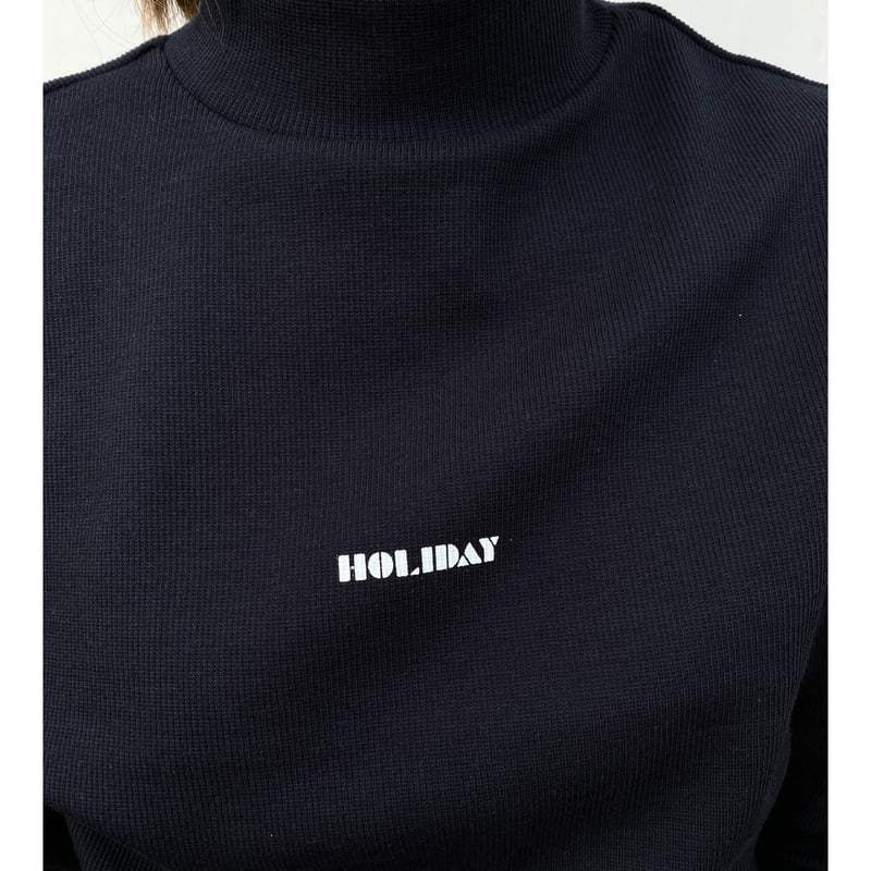 HOLIDAY「SUPER RIB PUFF MIDDLE-NECK TOPS (HOLIDA