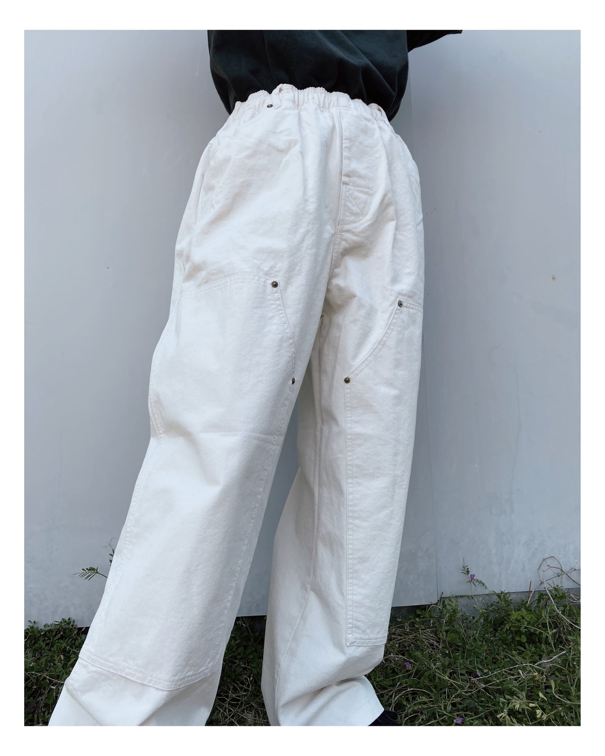 COMFORTABLE REASON「Double Knee Pigment Pant」off