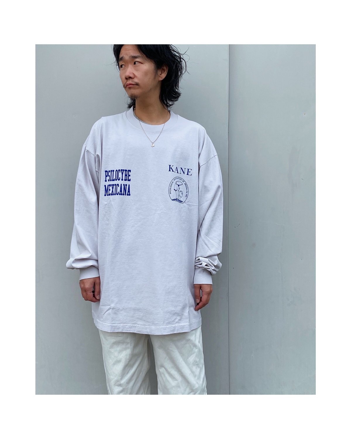 BLACK WEIRDOS「KANE L/S Tee」 l/gray. | gouter l
