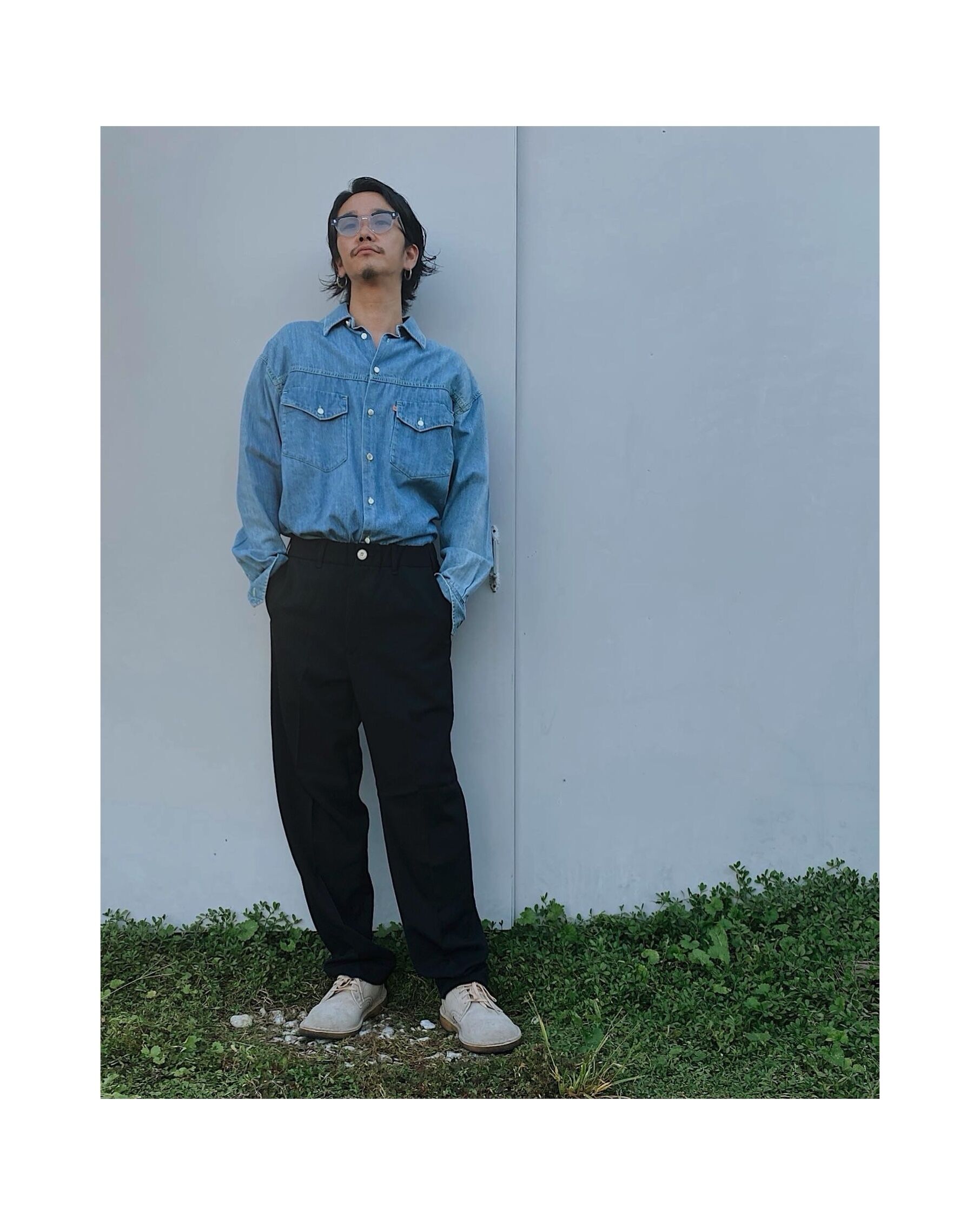 スーツ sorry a bootleg program UNCLE SLACKS 5.0 SORRY A BOOTLEG PROGRAM「PERV UNCLE SLACKS」black