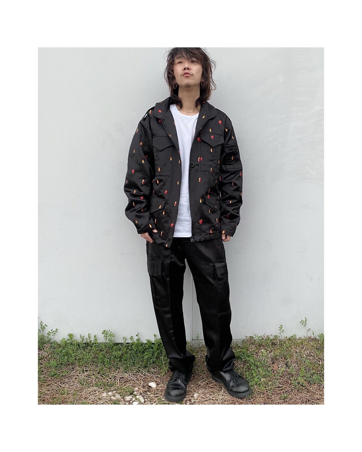 SON OF THE CHEESE「FIRE SATIN JACKET」 | gouter l