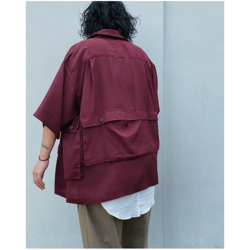 TENBOX「DRUG DEALER SHIRT」burgundy. | gouter le TENBOX「DRUG DEALER SHIRT」burgundy. | gouter le