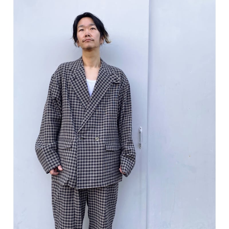 ERiKOKATORi「check cotton jacket」black. | gouter