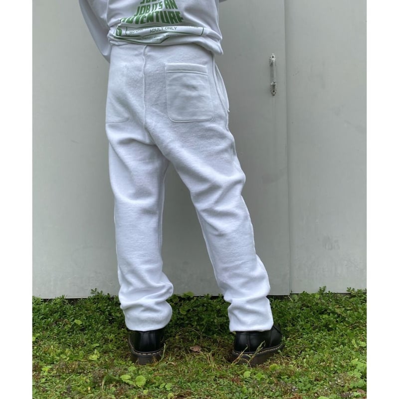 BLACK WEIRDOS「Reversible Sweat Pants 」white. |
