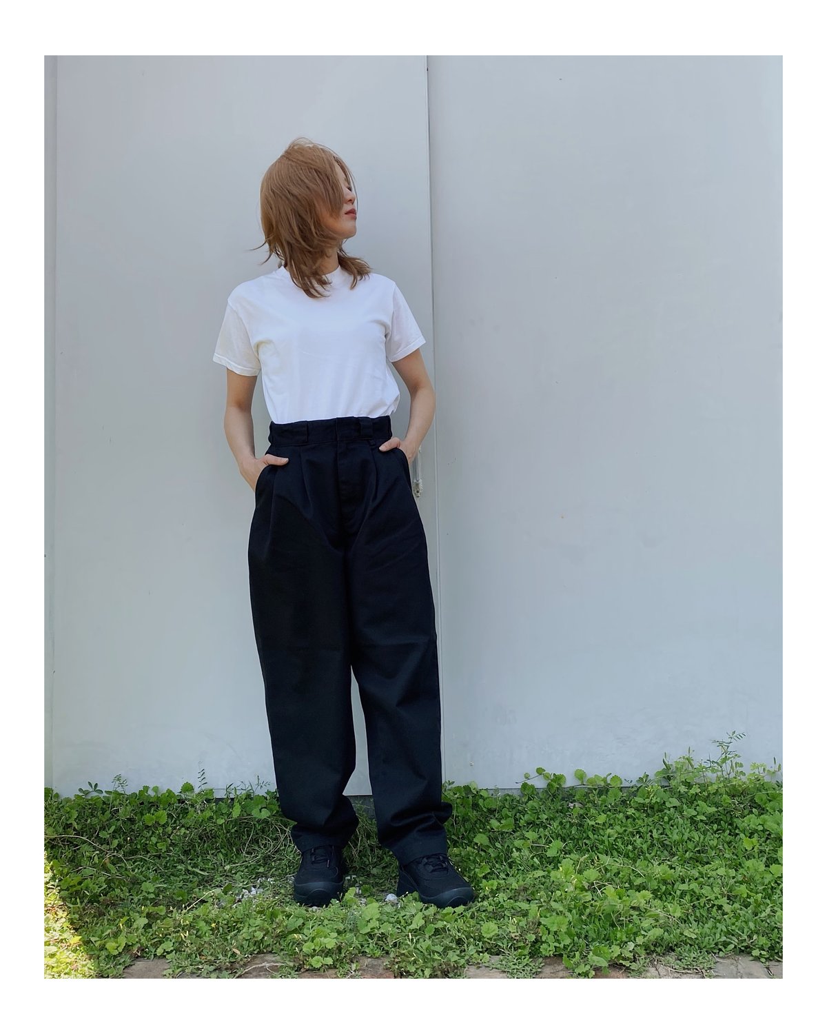 HOLIDAY「DICKIES 2TUCK PANTS」black. | gouter le