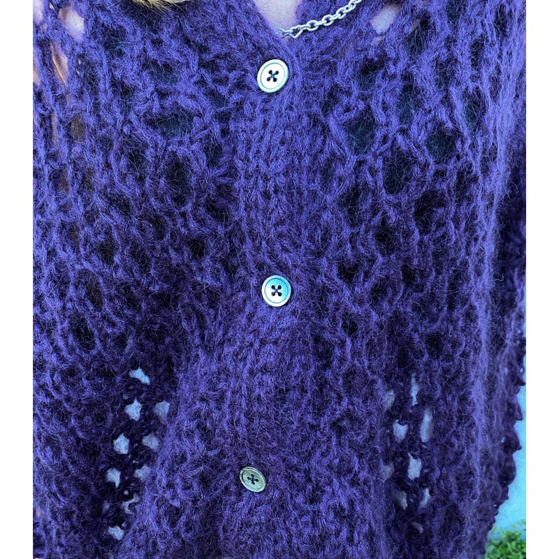 トップス erikokatori mohair hand knit cardigan ERiKOKATORi 〈mohair hand knit cardigan〉 | trava