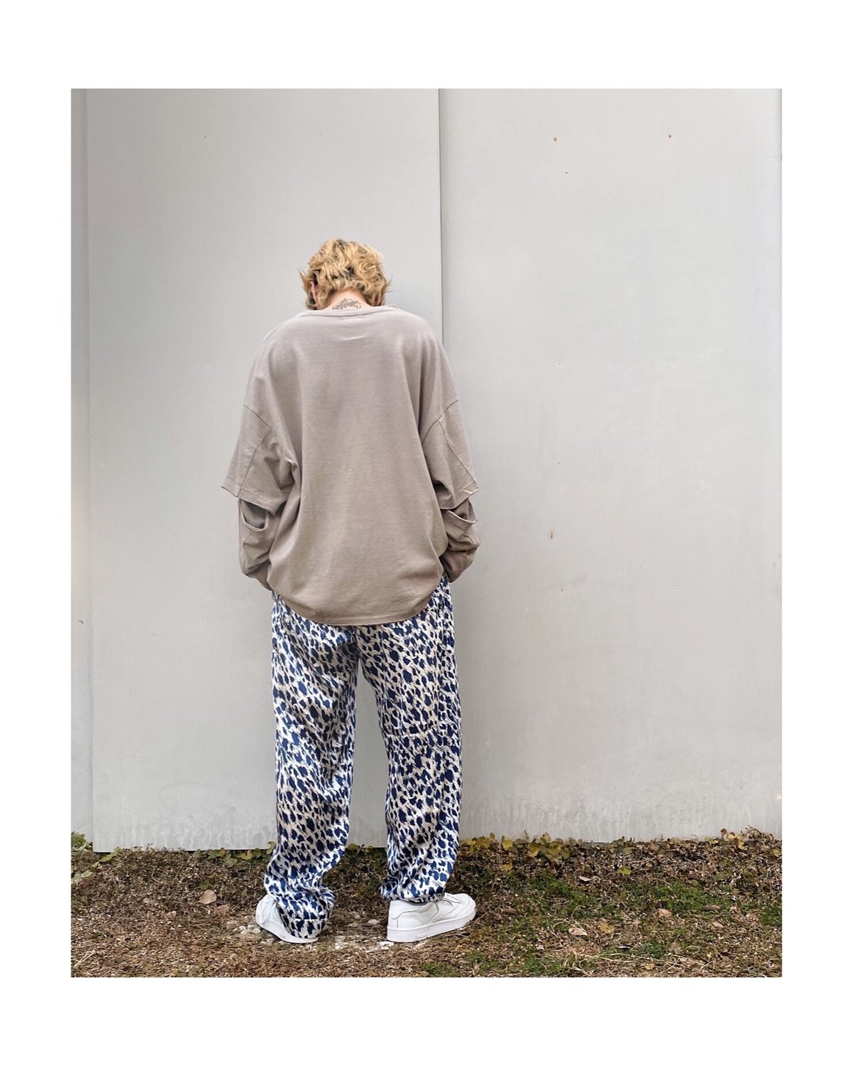 PHINGERIN「NIGHT PANTS SILK LEO WHITE」 | gouter