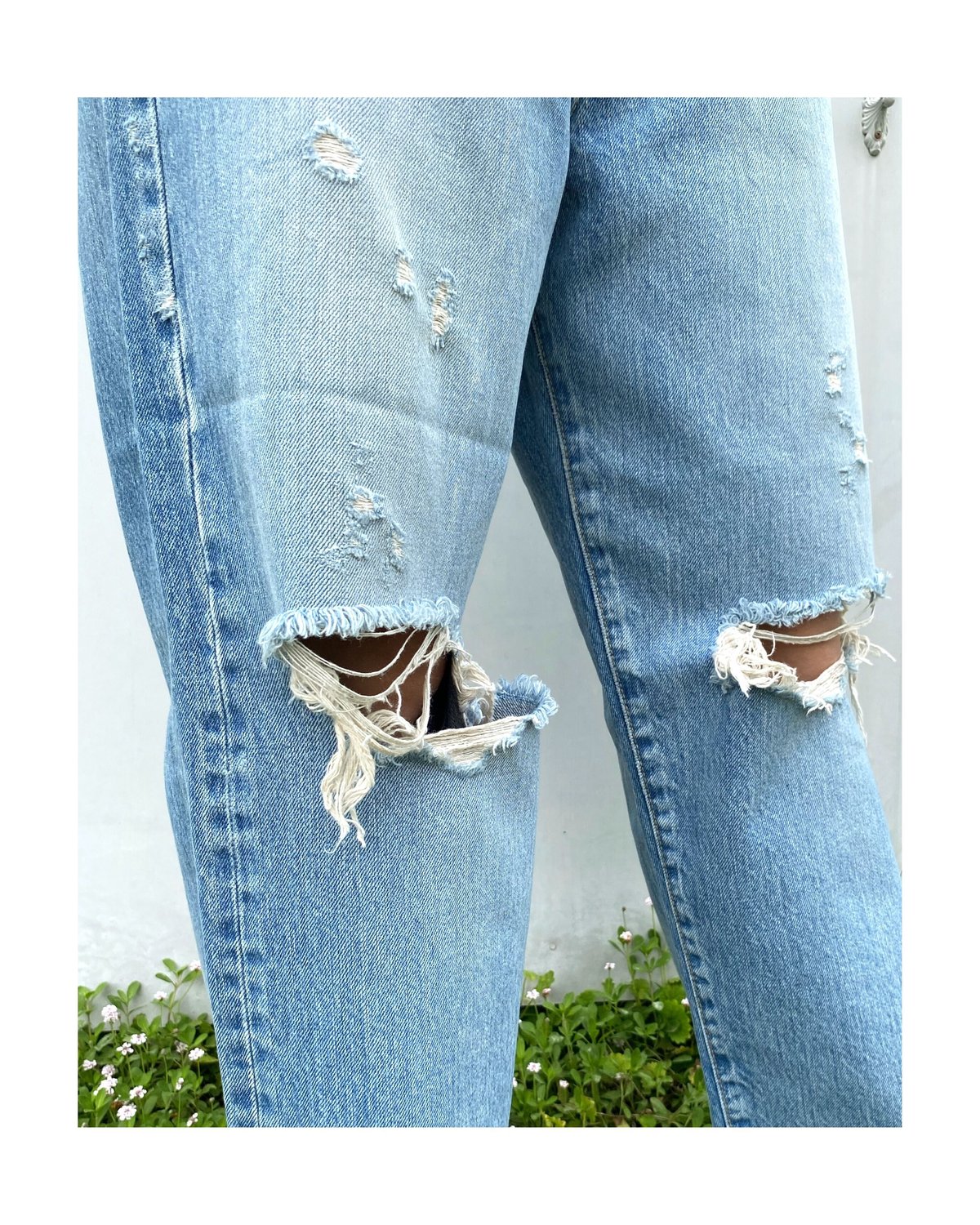 HOLIDAY「DAMAGE DENIM SUSPENDER PANTS」 | gouter HOLIDAY「DAMAGE DENIM SUSPENDER PANTS」 | gouter