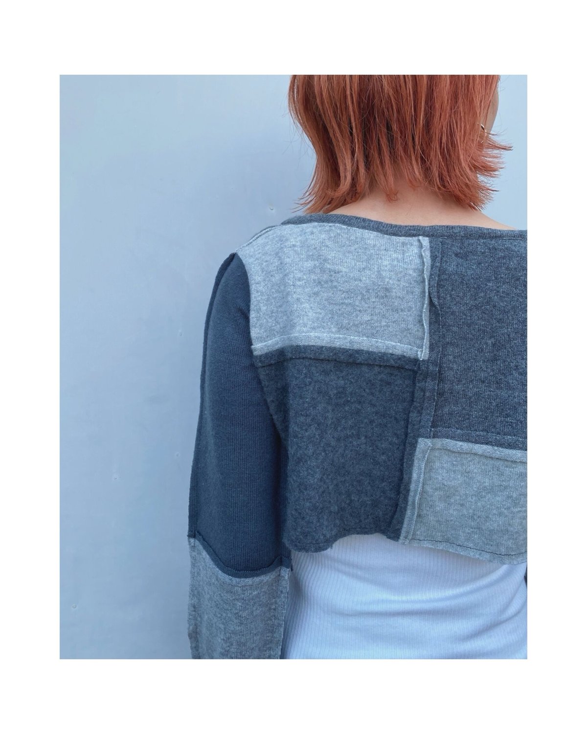 MALION vintage「cashmere patchwork cardigan」 | g