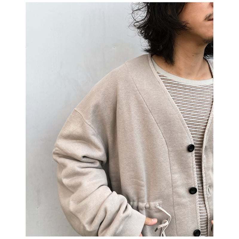 ETHOS「WOOLY CARDIGAN」mouse-gray. | gouter le ca 