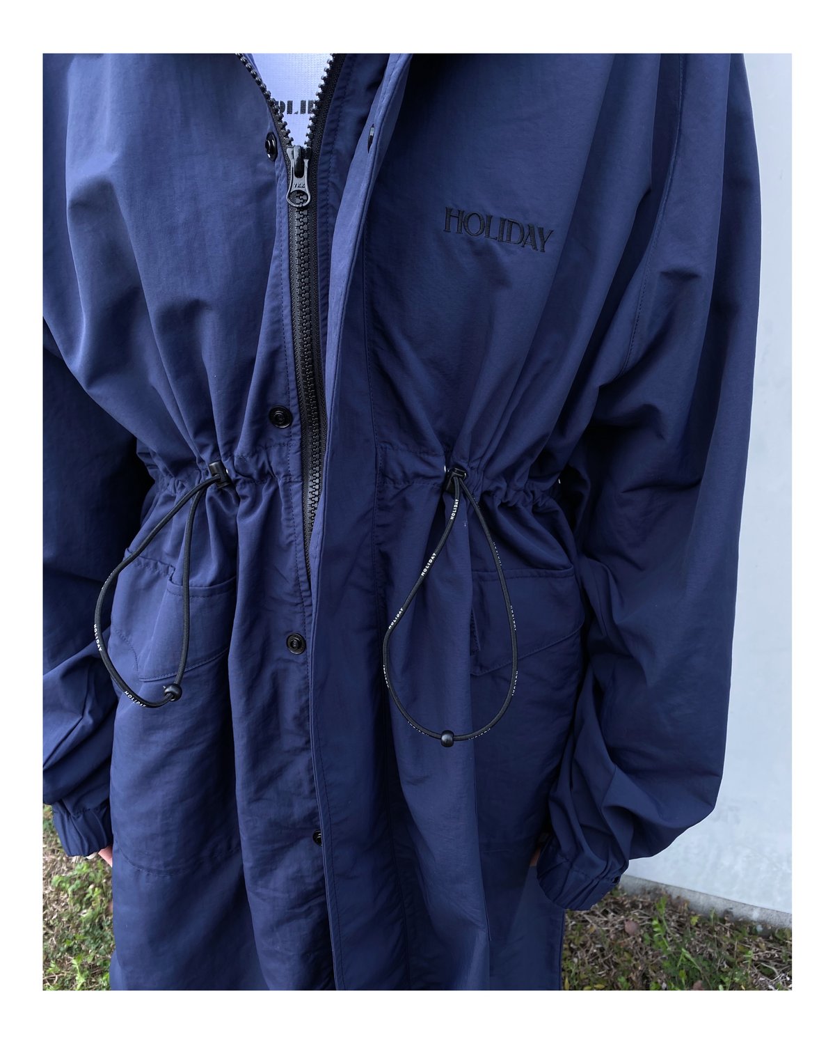 HOLIDAY/SUPPLEX NYLON WIND ZIP UP JACKET