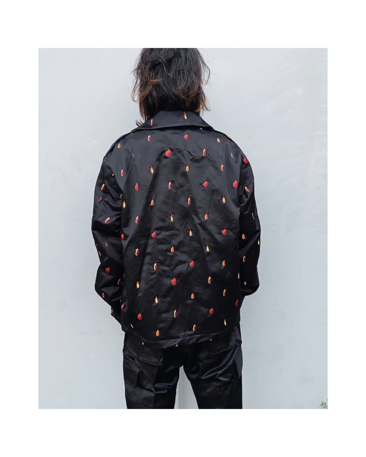 SON OF THE CHEESE「FIRE SATIN JACKET」