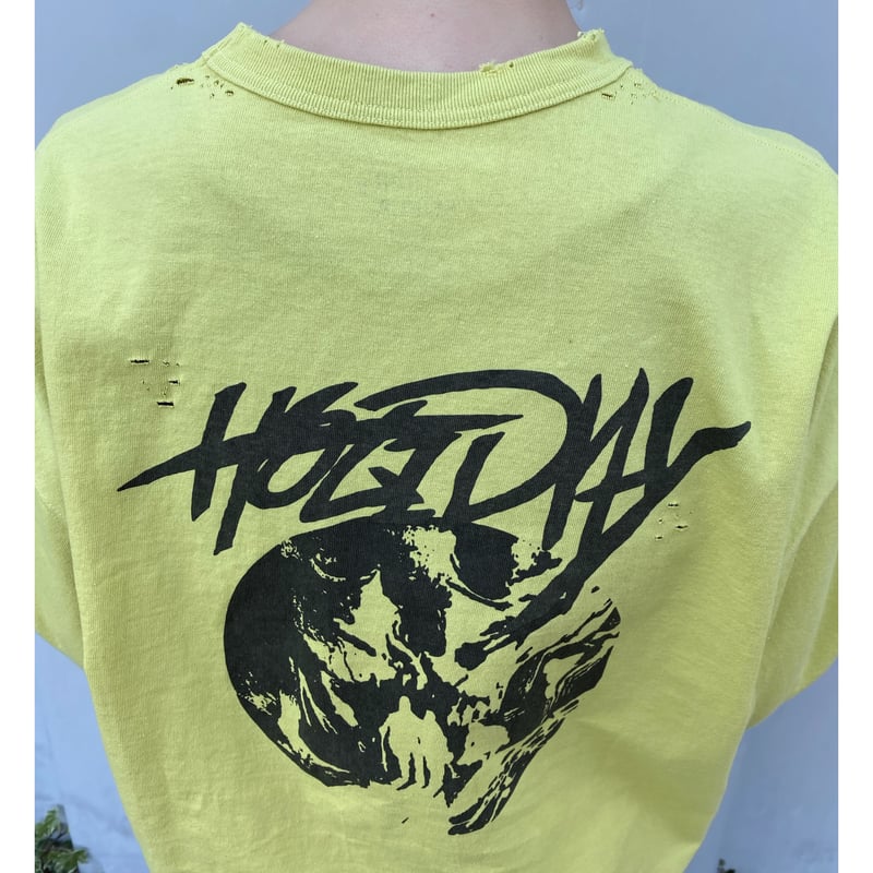 holiday SUPER FINE DRY L/S T-SHIRT（TAPE） HOLIDAY「SUPER FINE DAMAGE L/S T-SHIRT(FRENDRY H