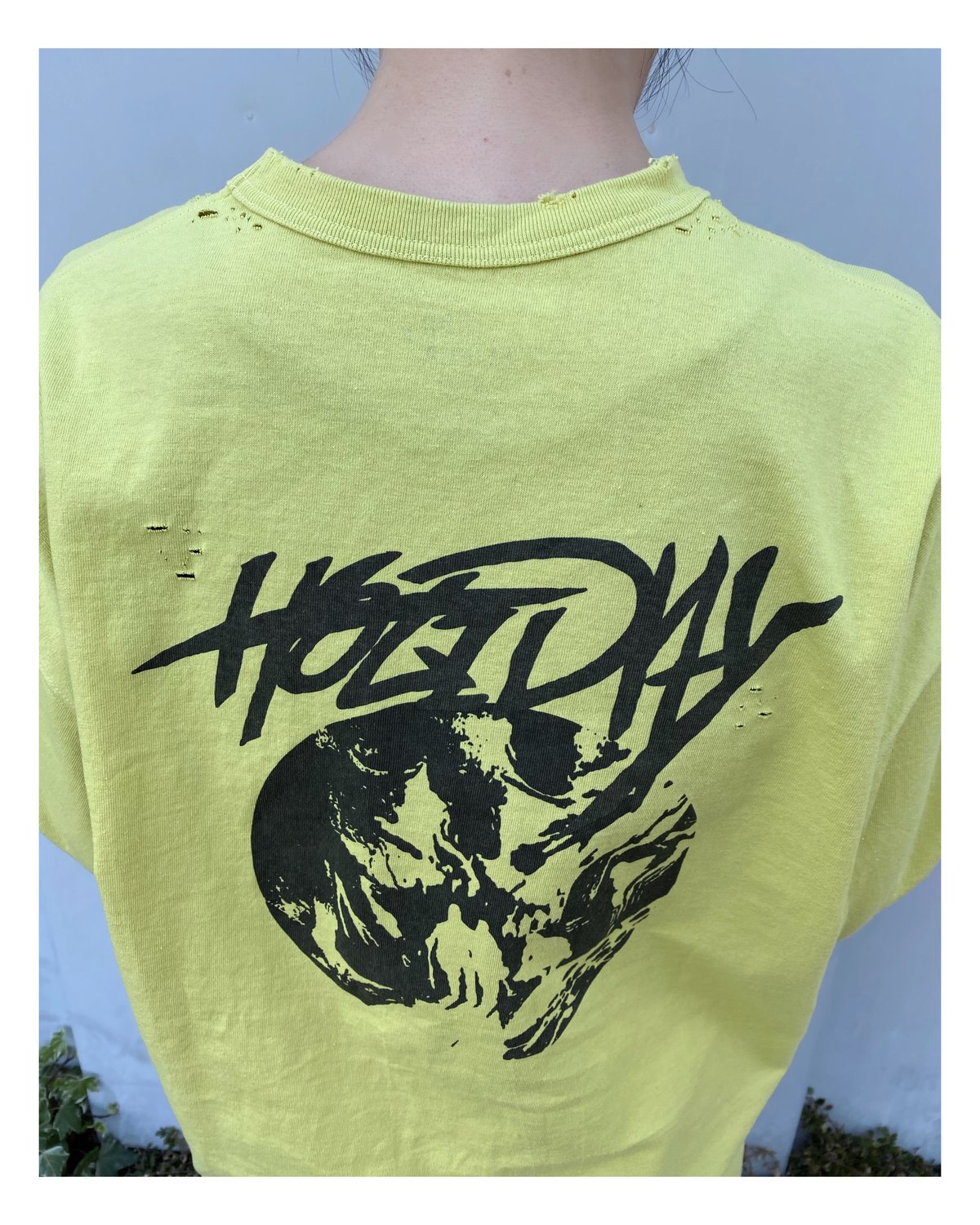 トップス HOLIDAY SUPER FINEDRY DAMAGE L/S T-SHIRT HOLIDAY「SUPER FINE DAMAGE L/S T-SHIRT(FRENDRY H