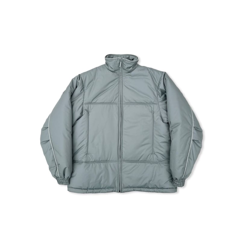 comfortable reason「Minimal Puff Jacket」c/blue.