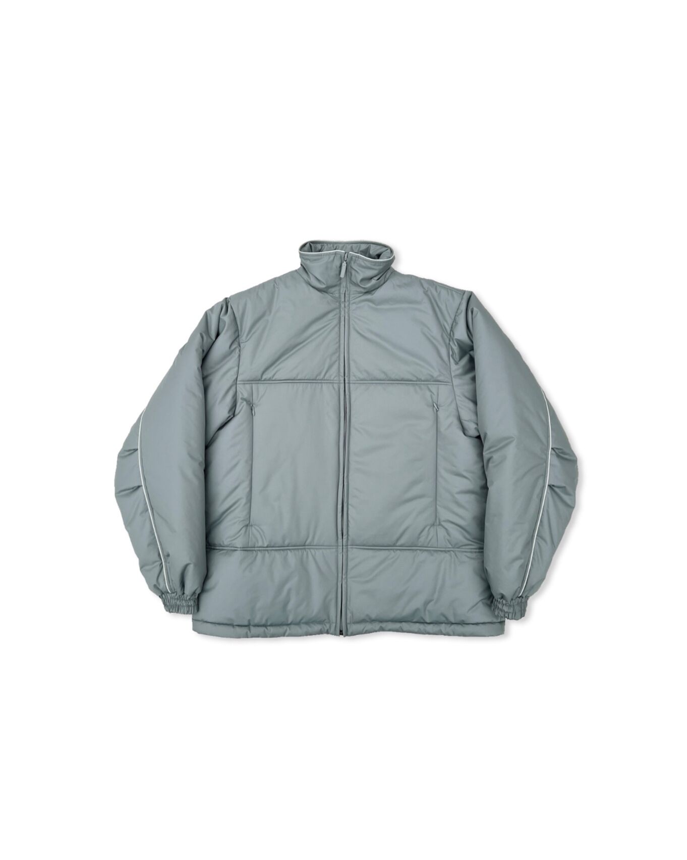 comfortable reason「Minimal Puff Jacket」c/blue.