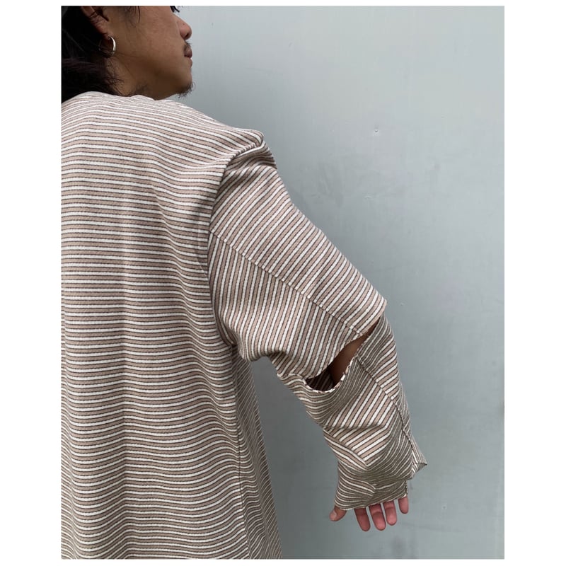 Faccies「ELBOW CUT LONG SLEEVE BORDER」 | gouter Faccies「ELBOW CUT LONG SLEEVE BORDER」 | gouter