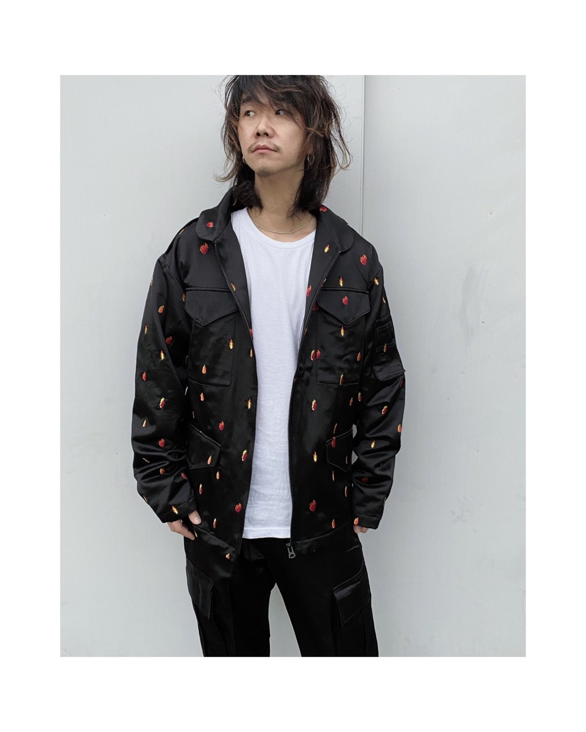 SON OF THE CHEESE「FIRE SATIN JACKET」